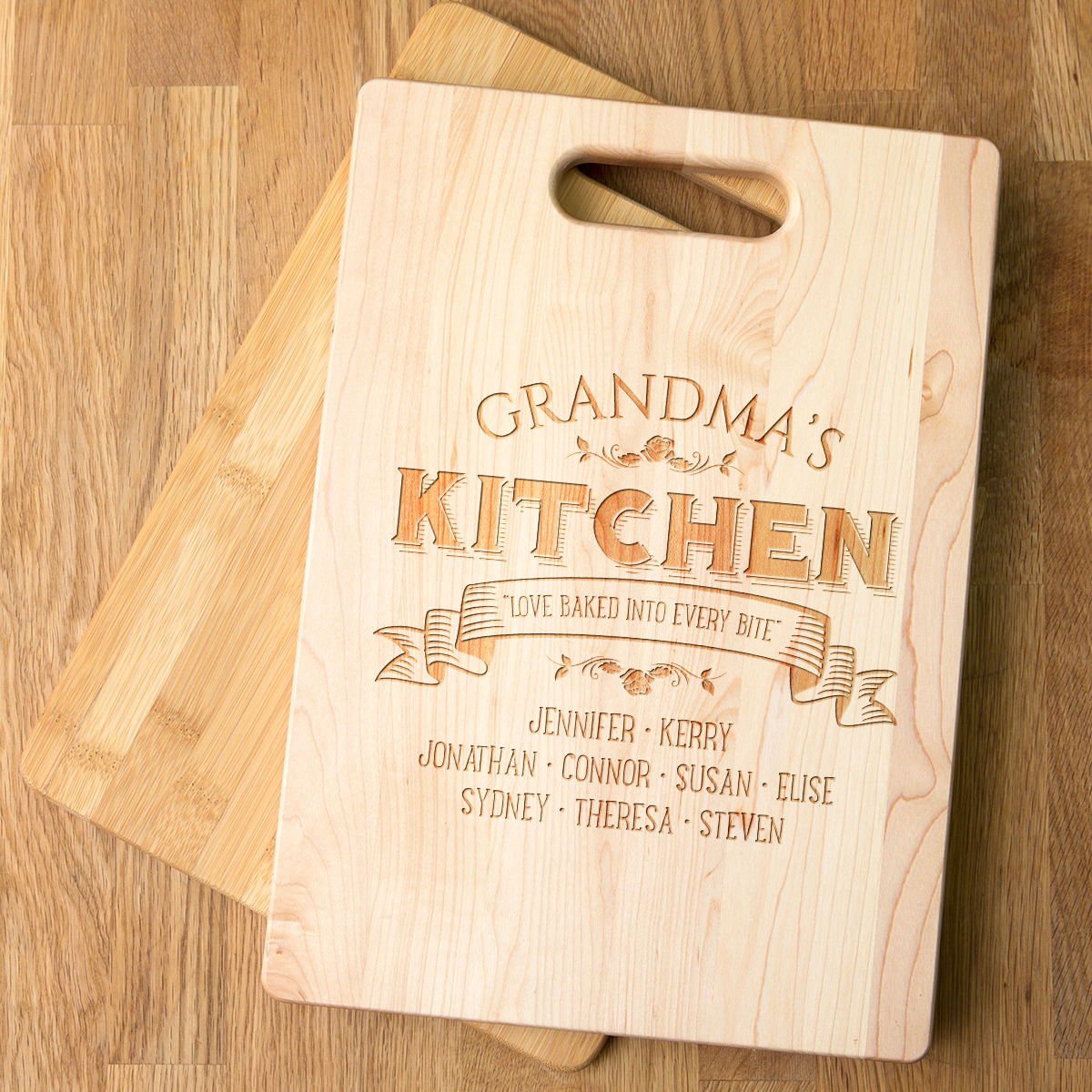 Love Baked Grandma Cutting Board - Maple