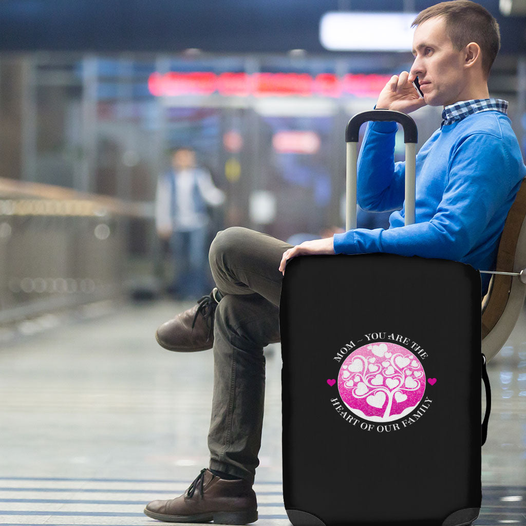 Mom Heart of Family Luggage Covers