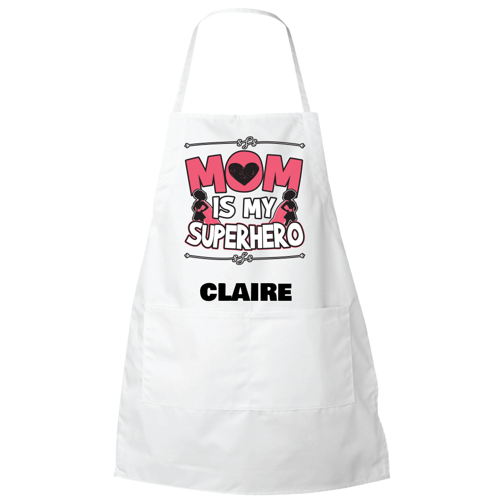 Mom Is My Superhero Apron