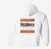 Red Brick Adult Zipper Hoodie