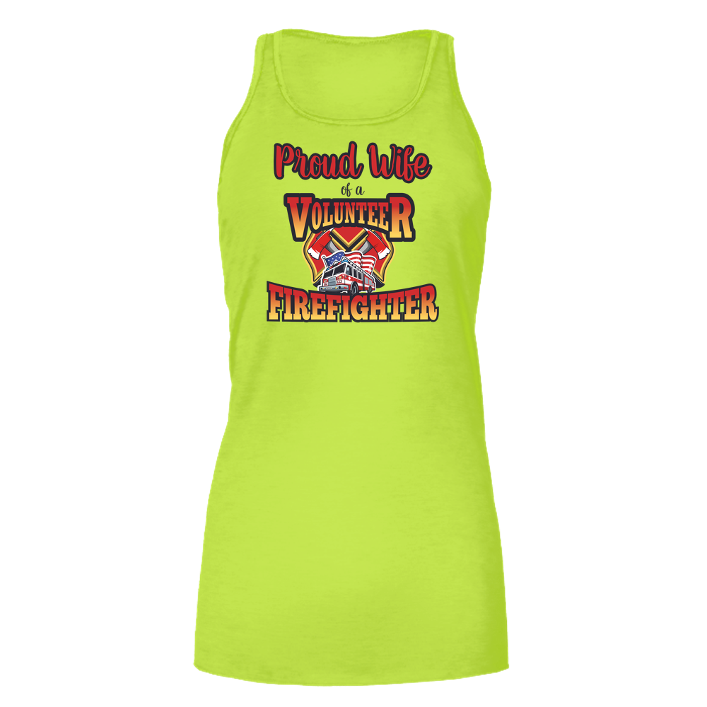 Volunteer Firefighter Wife - Bella Flowy Tank