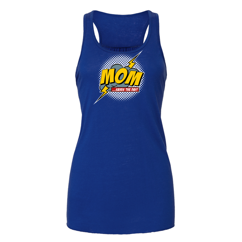 Mom Saves The Day Bella Flowy Tank - Dark