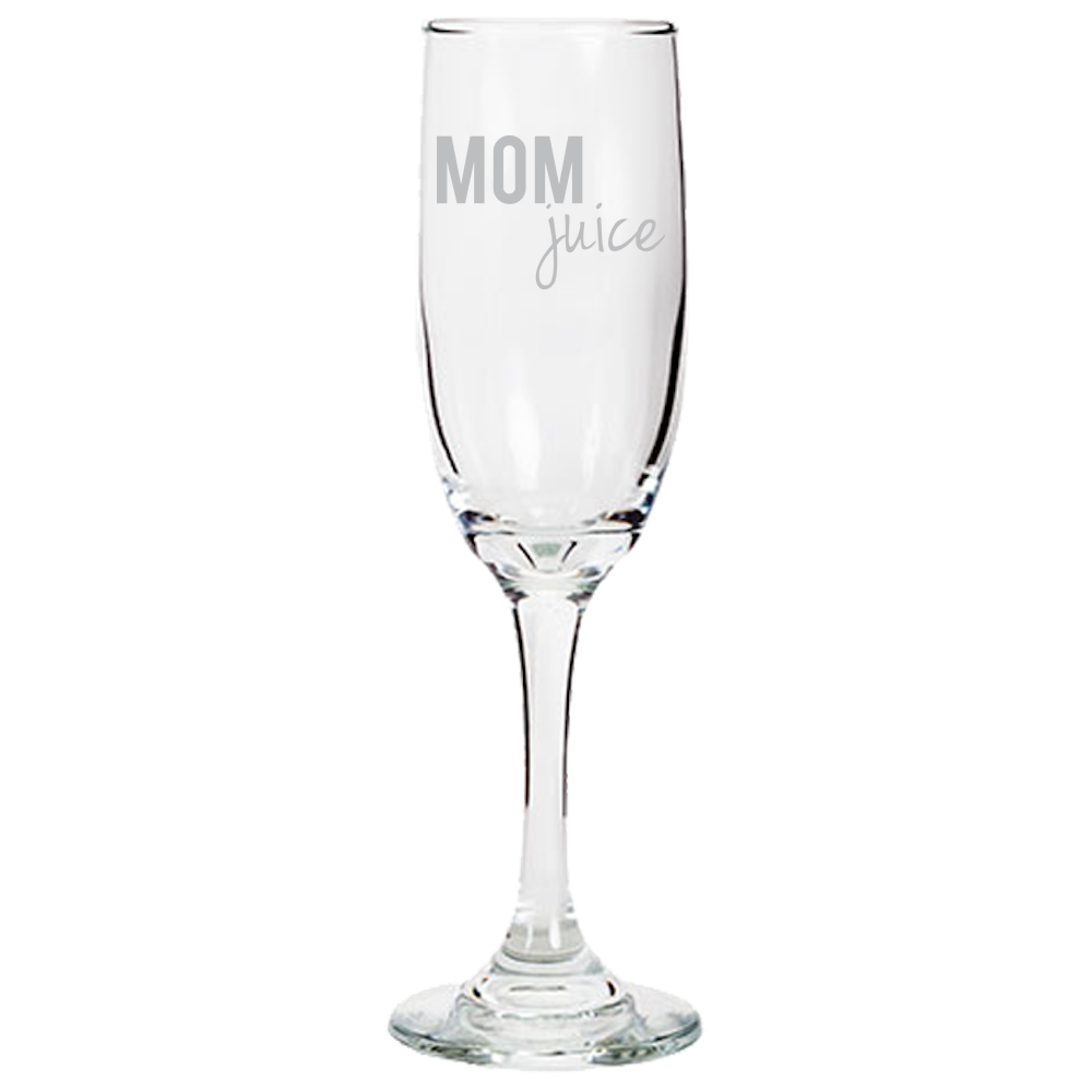 Mom Juice Champagne Flute