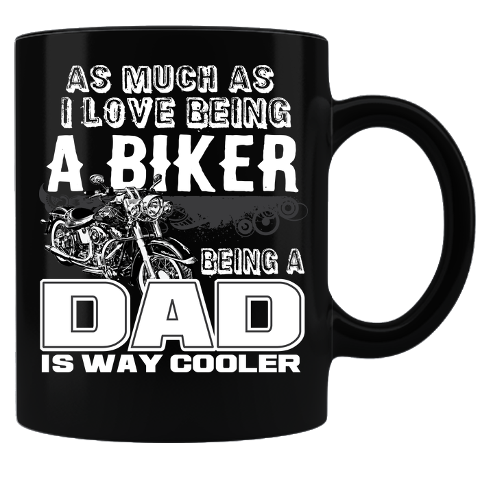 Biker Dad Coffee Mug - Black
