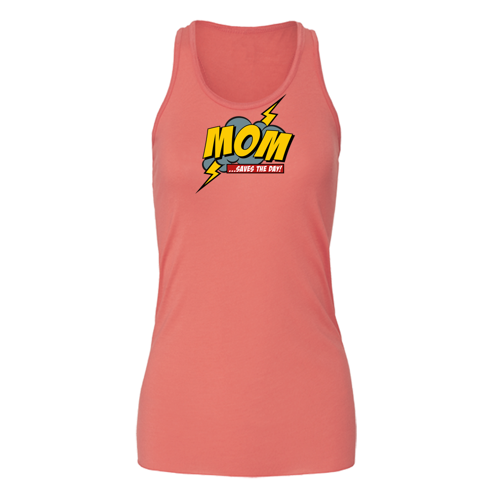 Mom Saves The Day Bella Flowy Tank - Light