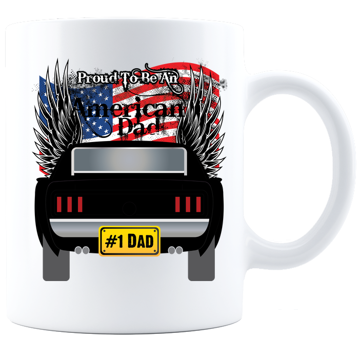 Proud American Dad Coffee Mug