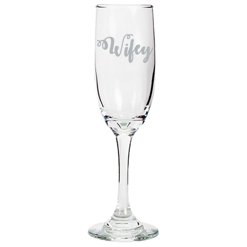 Wifey - Champagne Flute