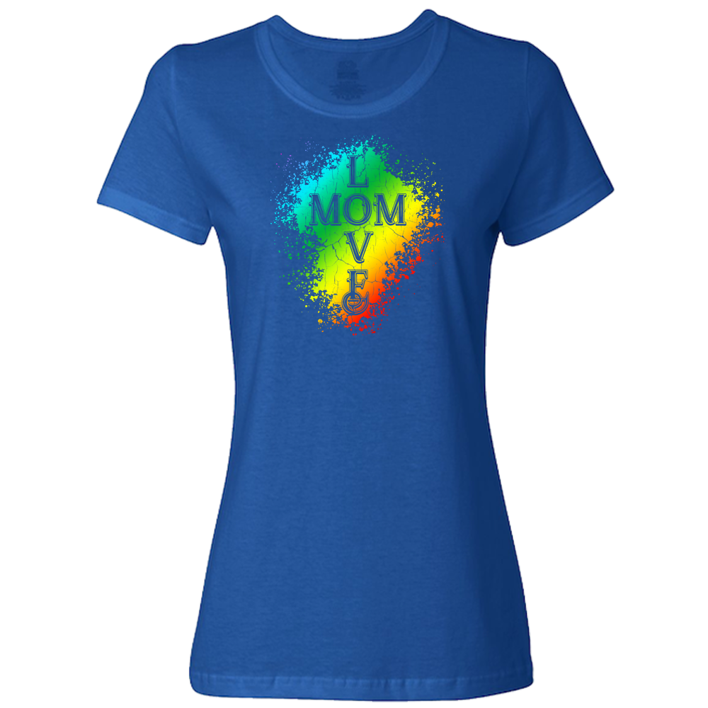 Mom Love Ladies Classic Tees - Dark