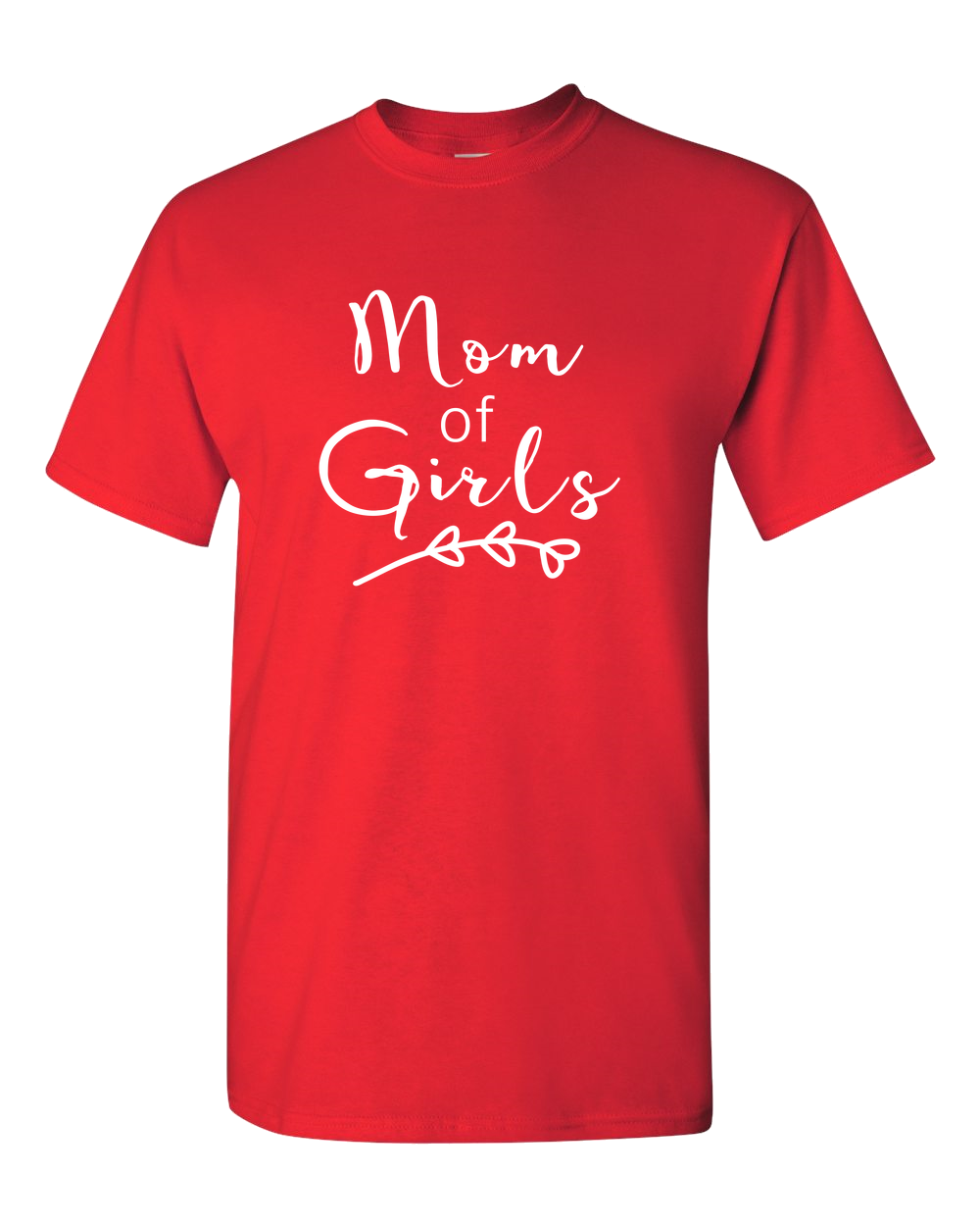 Mom Of Girls Dark - Adult Unisex T-Shirt