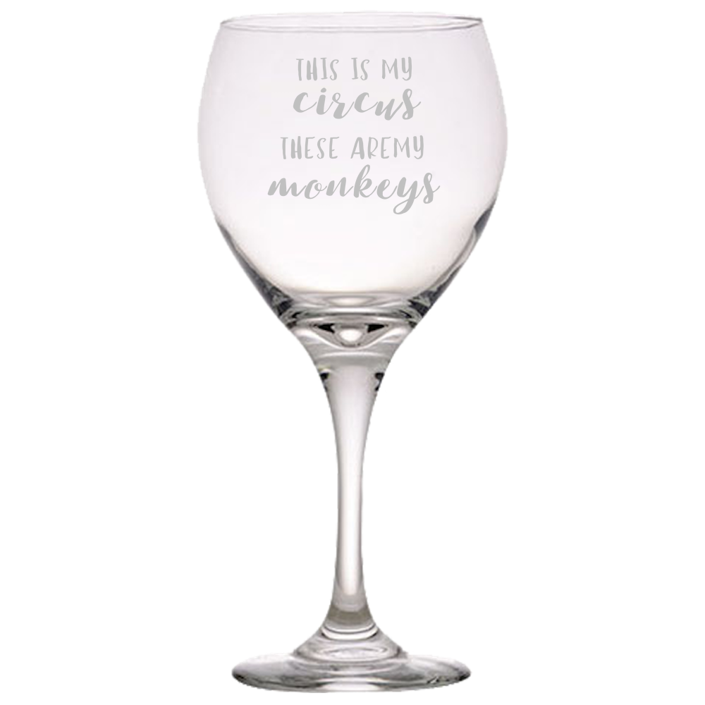 This Is My Circus - Wine Glass