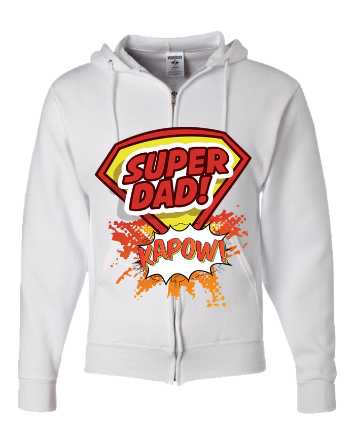 Super Dad Zipper Hoodie