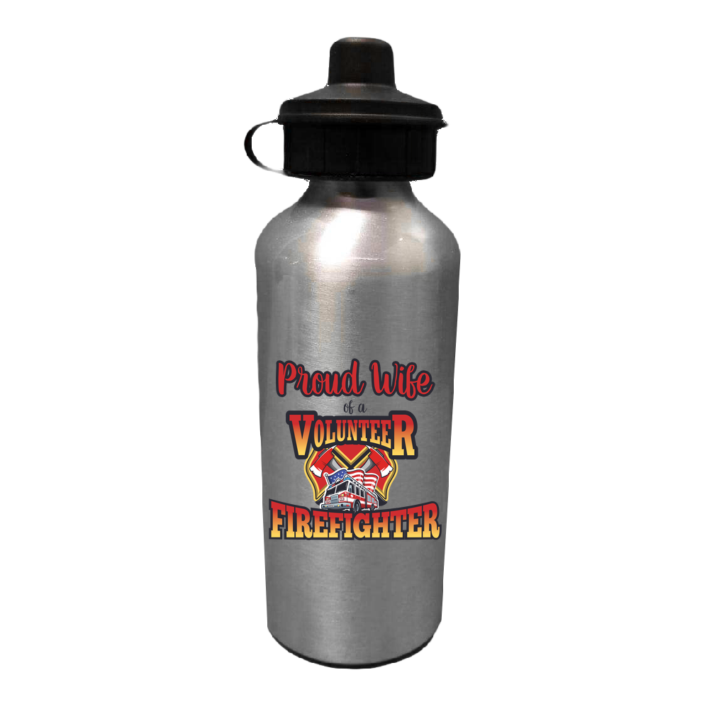 Volunteer Firefighter Wife - Water Bottles