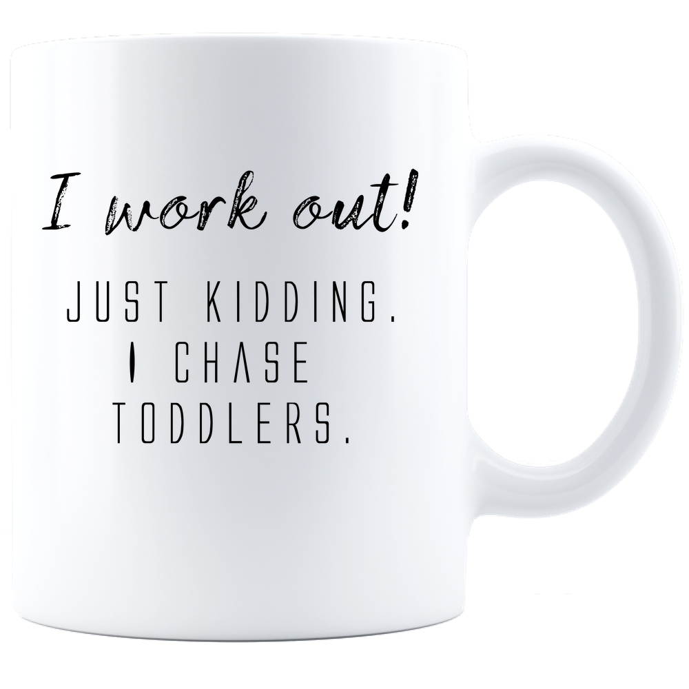 I work out! - Coffee Mug - White