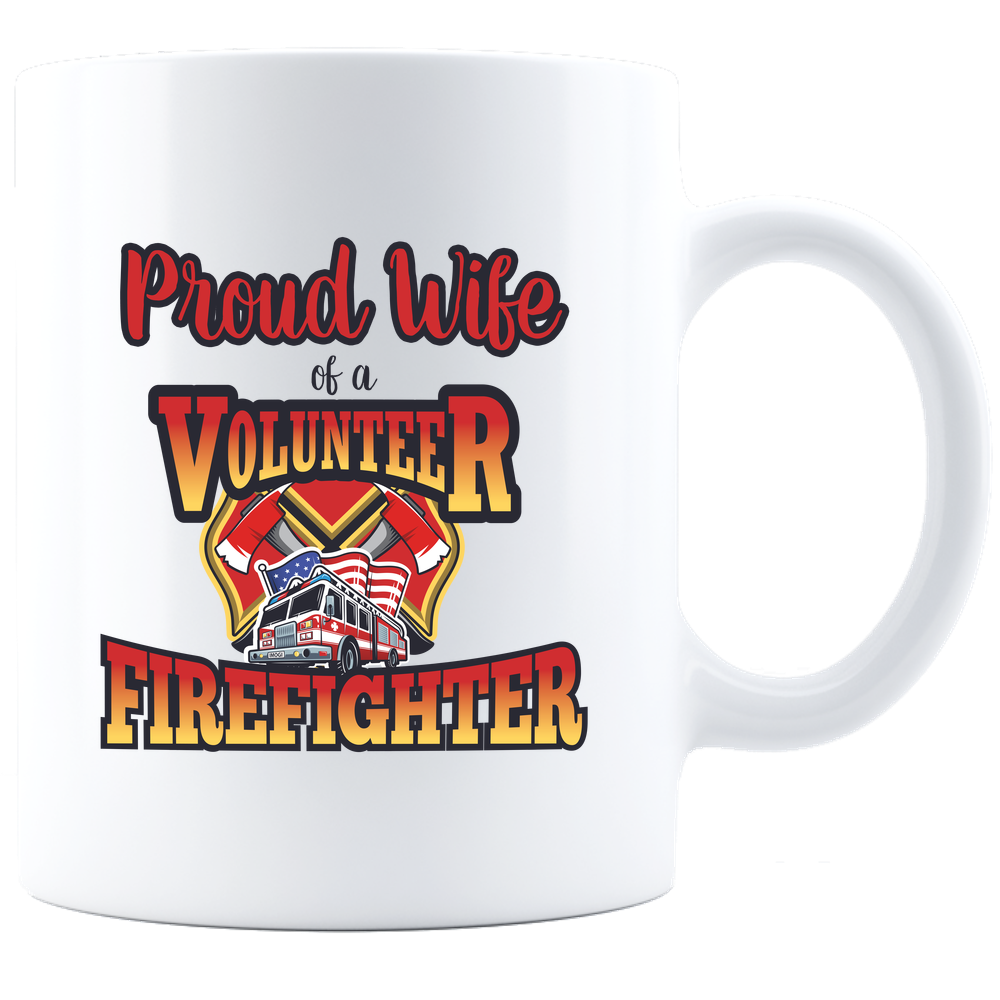 Volunteer Firefighter Wife - Coffee Mug - White