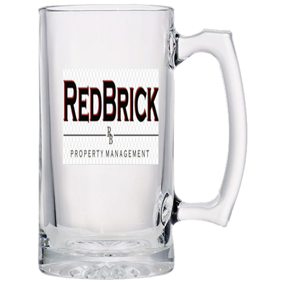 Red Brick Beer Mugs Laser Etched
