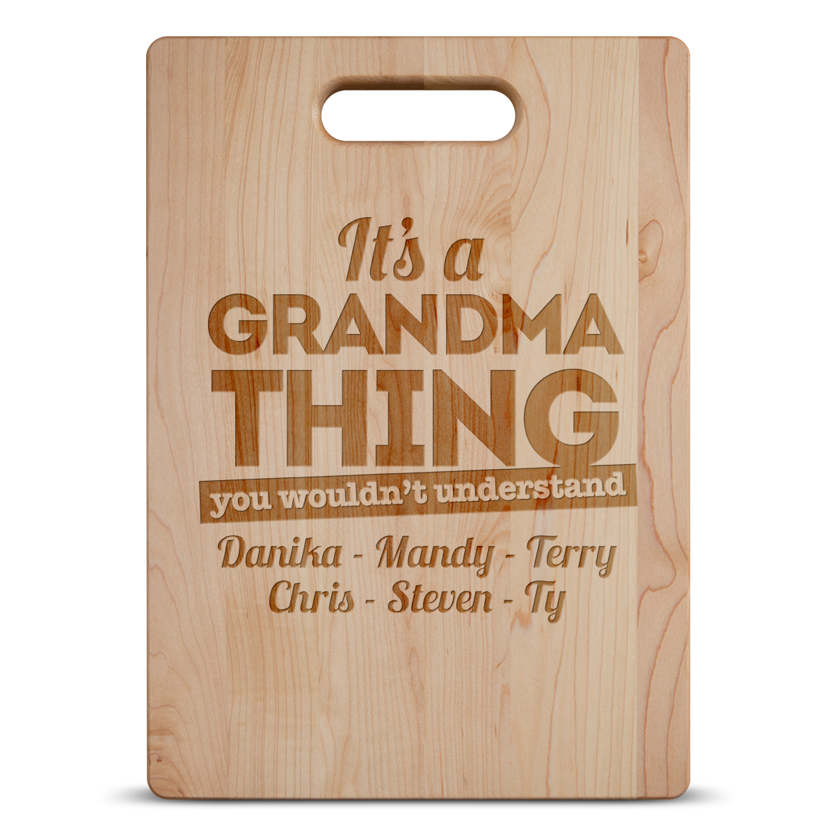 Grandma Thing Cutting Board - Maple