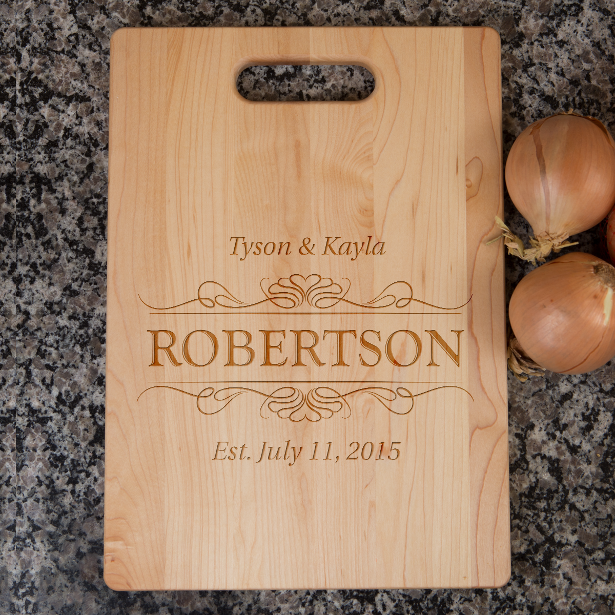 Anniversary - Wedding Cutting Board - Maple
