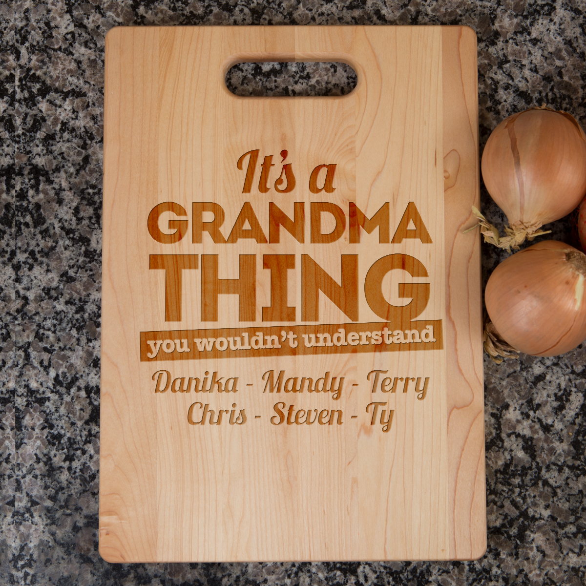 Grandma Thing Cutting Board - Maple
