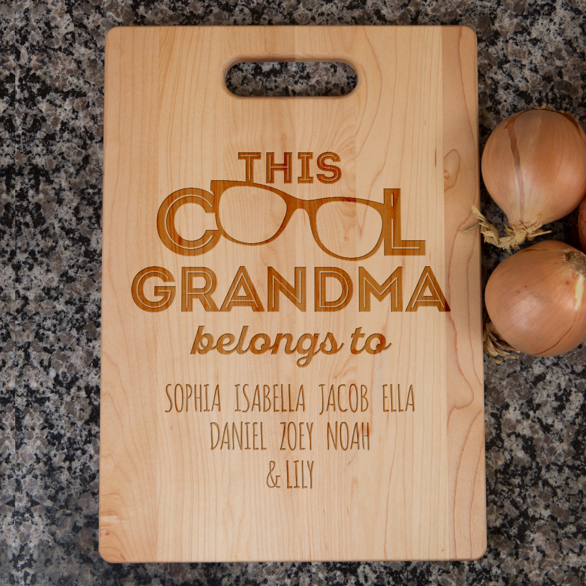 Cool Grandma Cutting Board - Maple