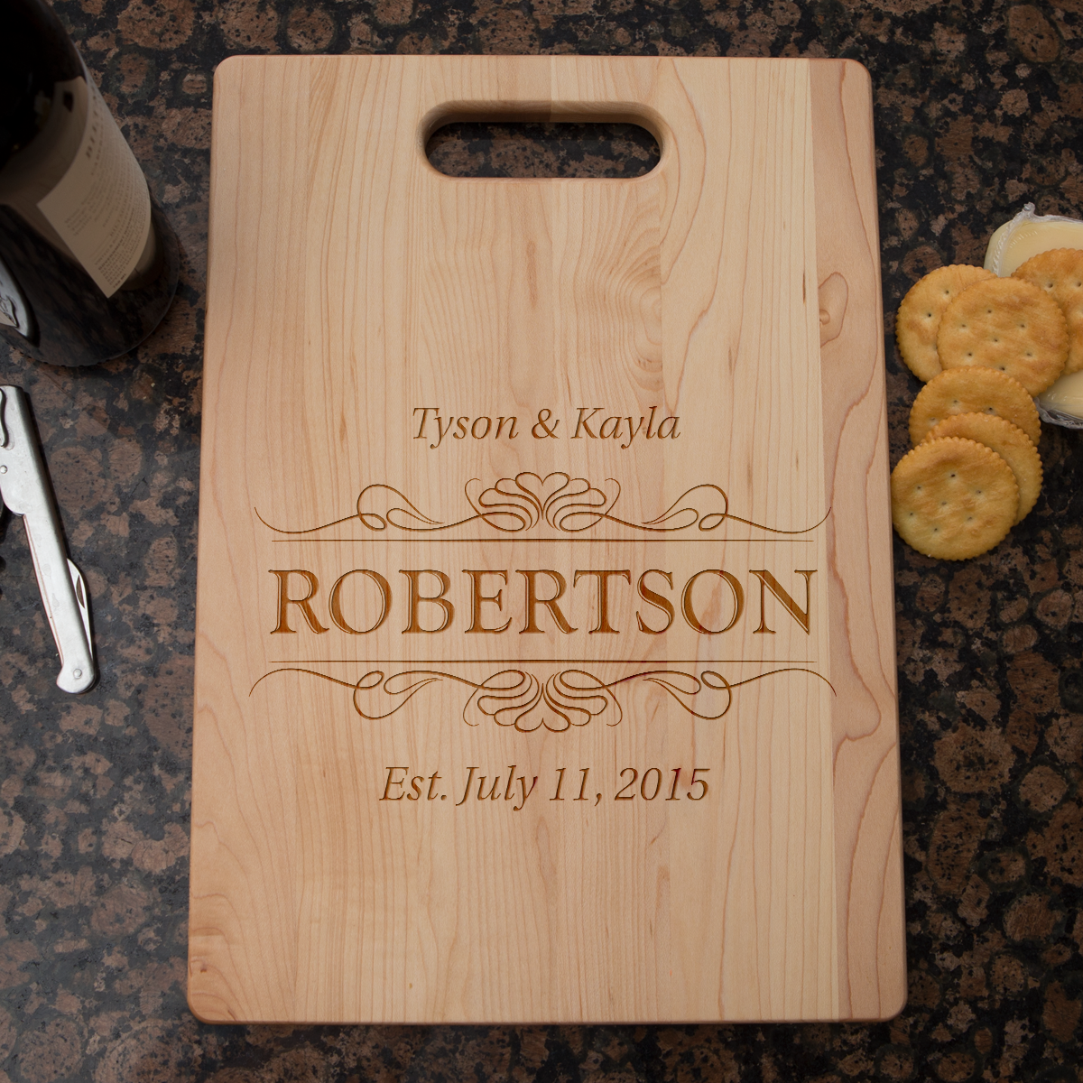 Anniversary - Wedding Cutting Board - Maple