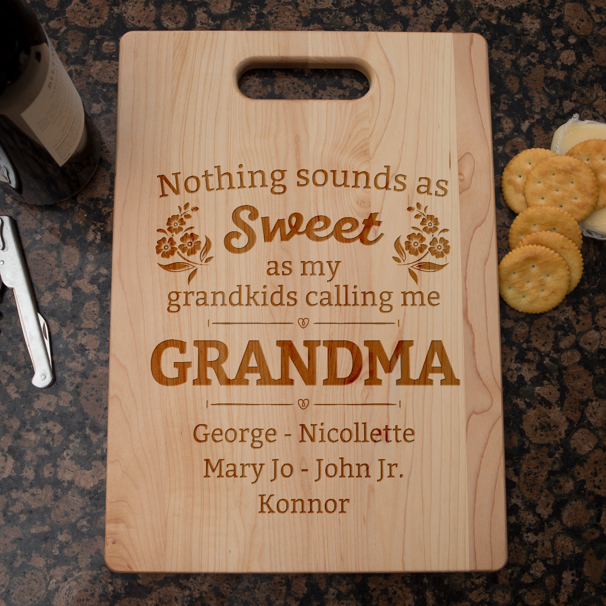 Sweet Grandma Cutting Board - Maple