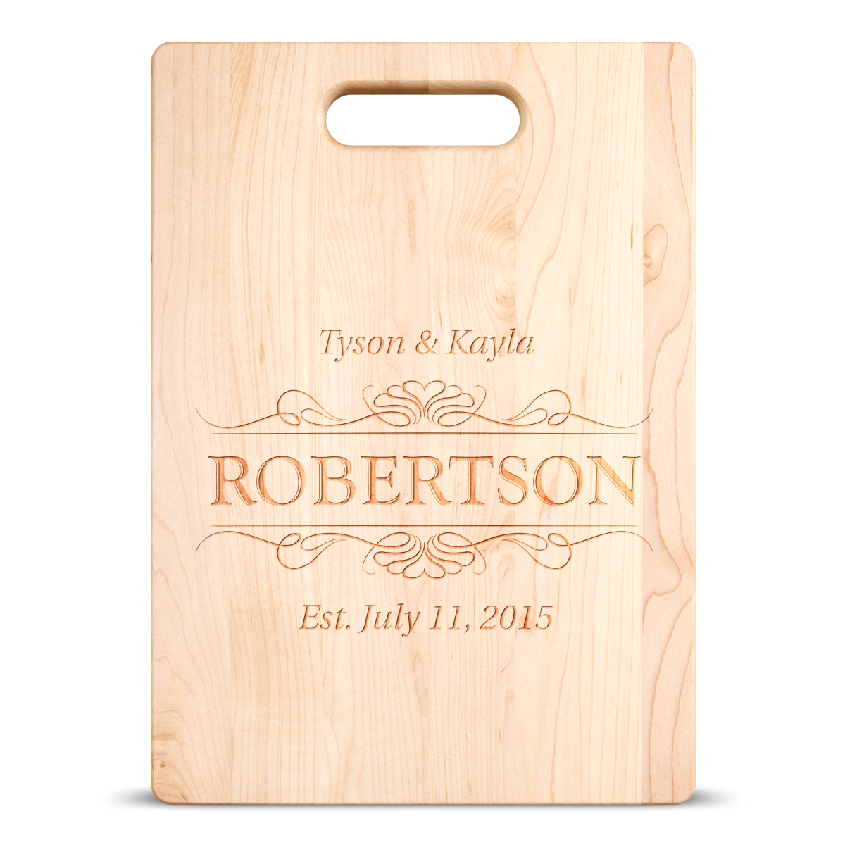 Anniversary - Wedding Cutting Board - Maple