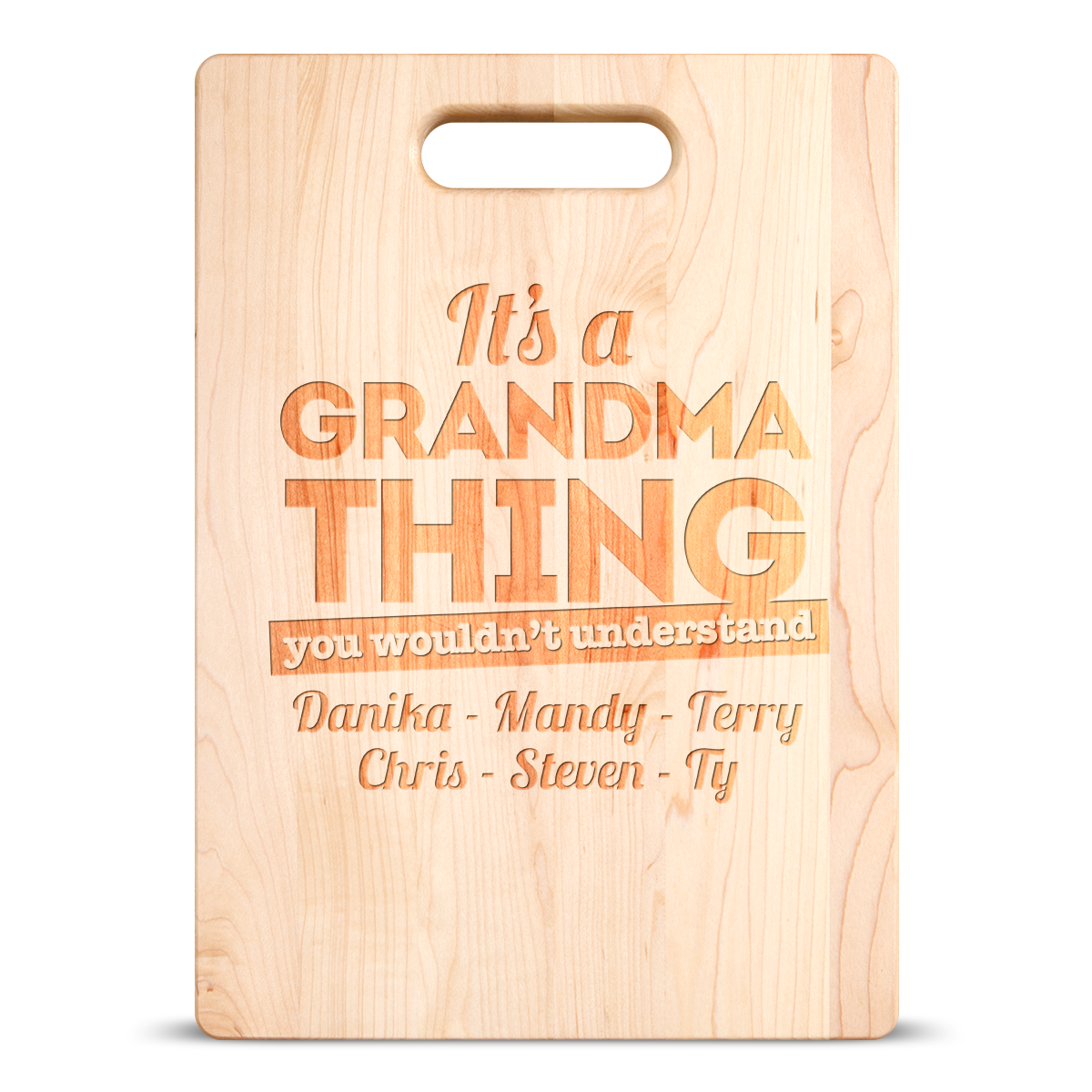 Grandma Thing Cutting Board - Maple