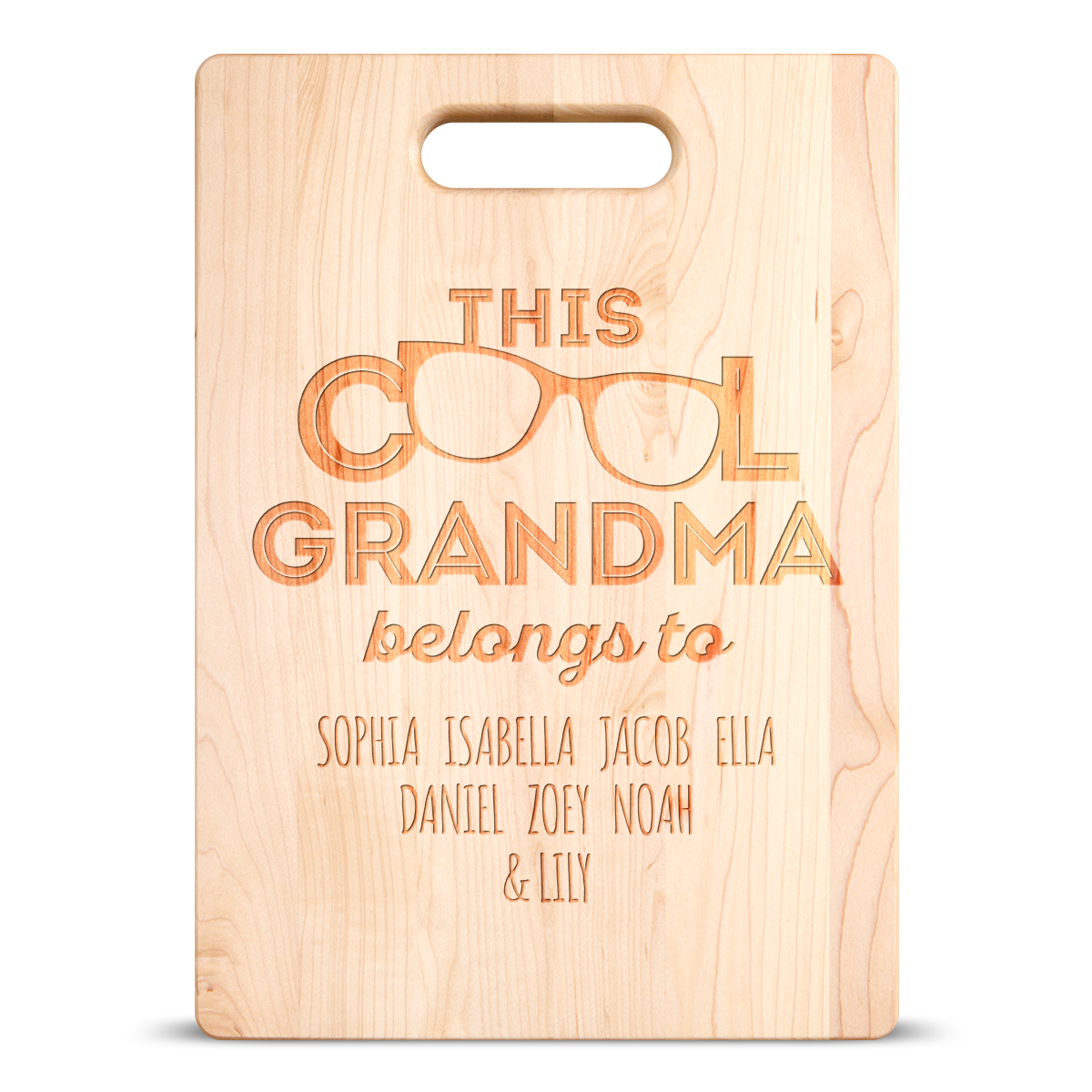 Cool Grandma Cutting Board - Maple