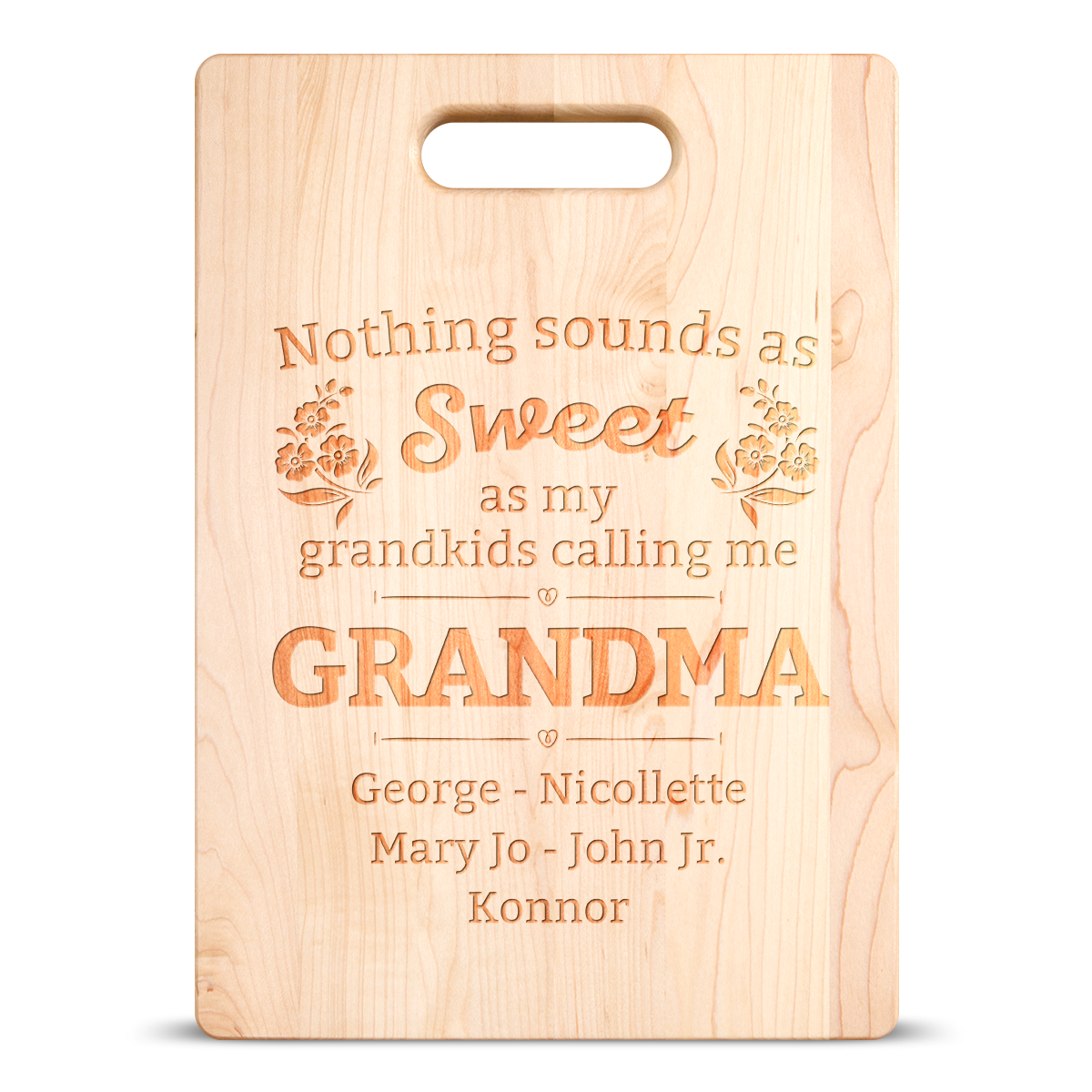 Sweet Grandma Cutting Board - Maple