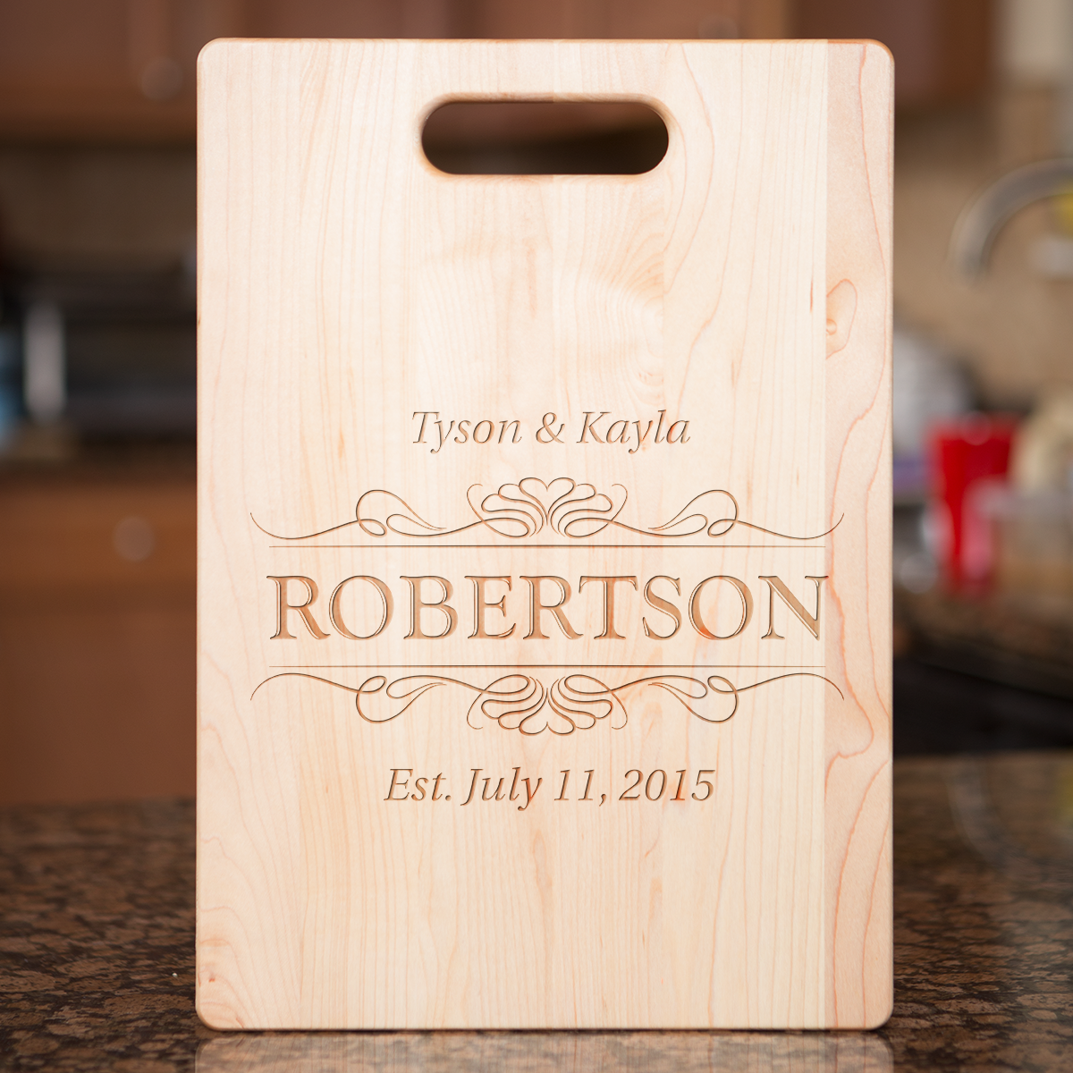Anniversary - Wedding Cutting Board - Maple