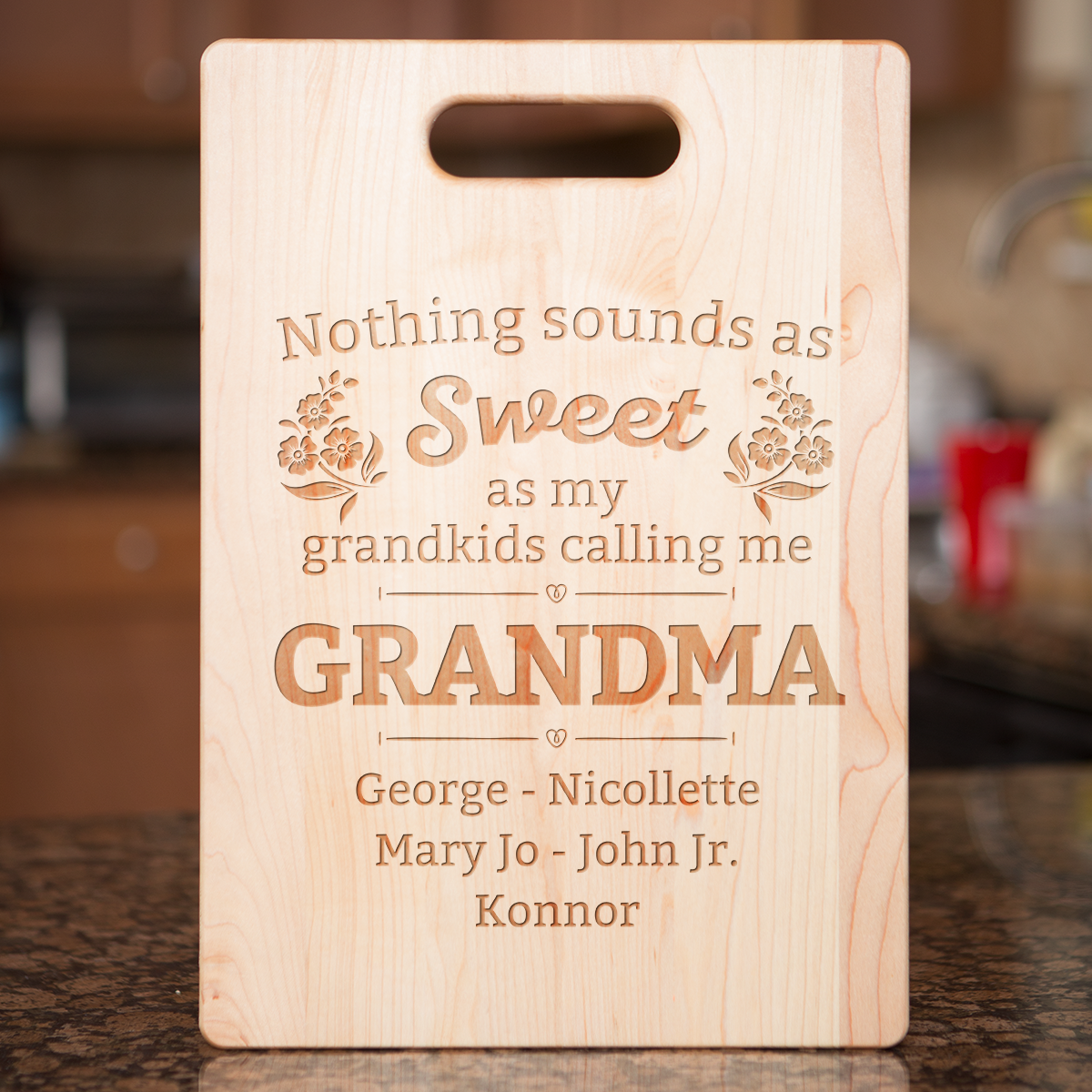 Sweet Grandma Cutting Board - Maple