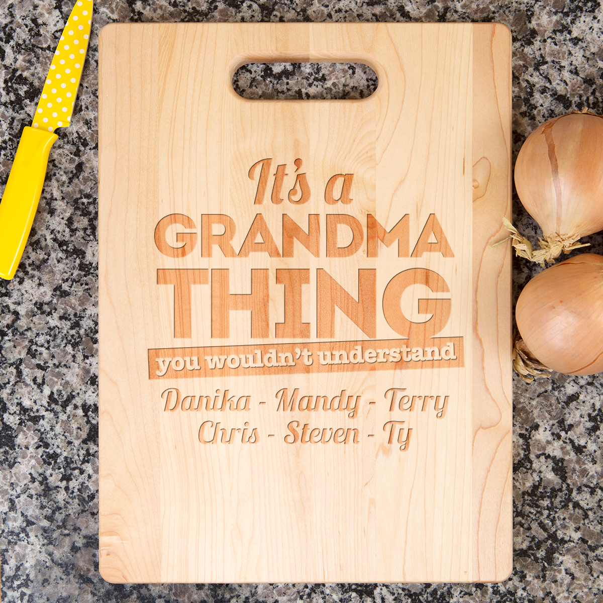 Grandma Thing Cutting Board - Maple