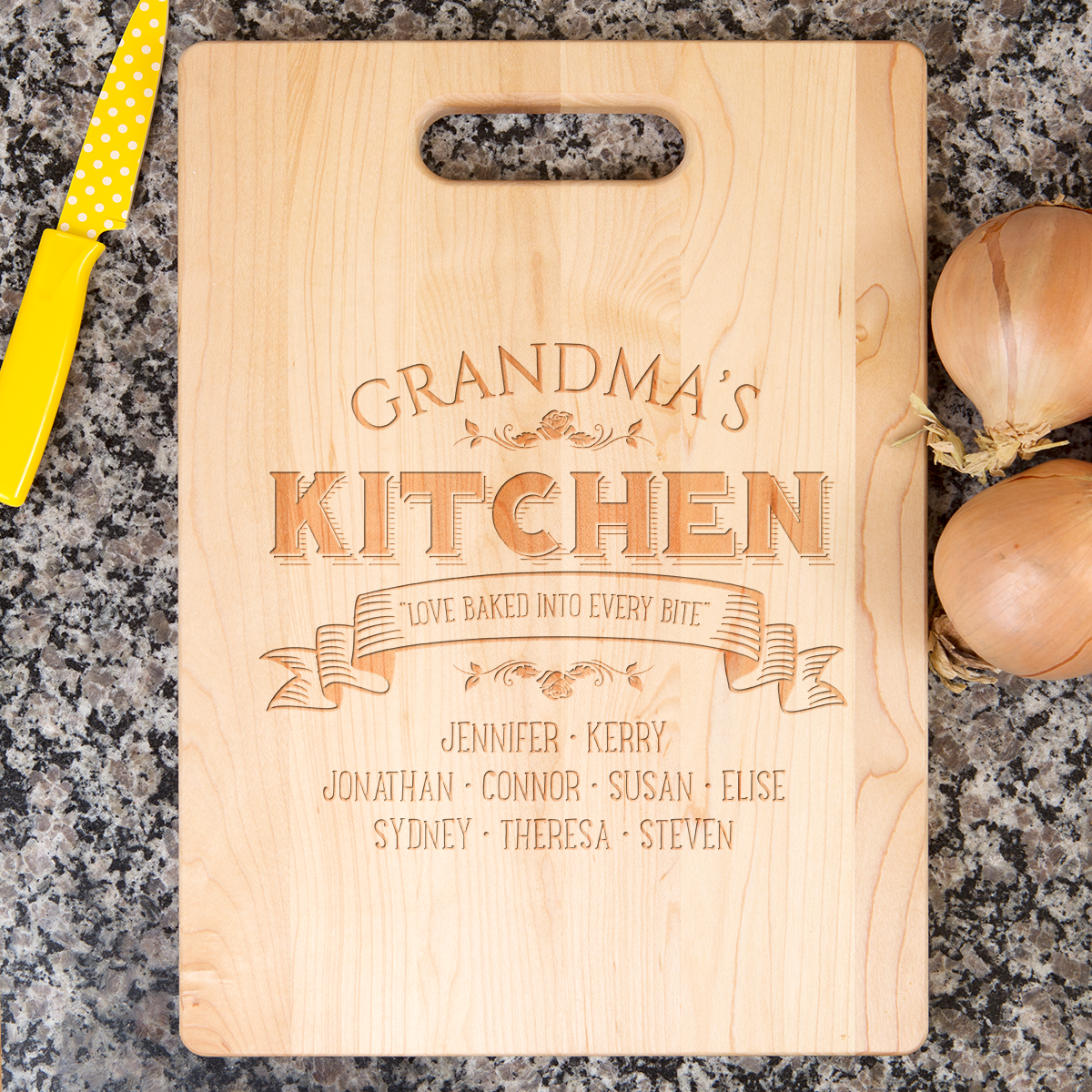 Love Baked Grandma Cutting Board - Maple