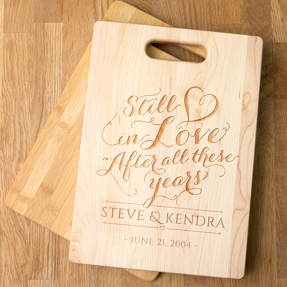 Still in Love Cutting Board - Maple