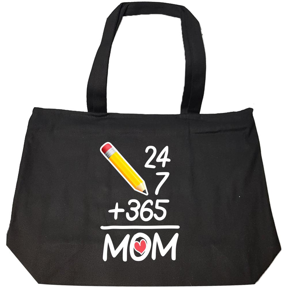 printed-round - Fashion Zip Tote Bag