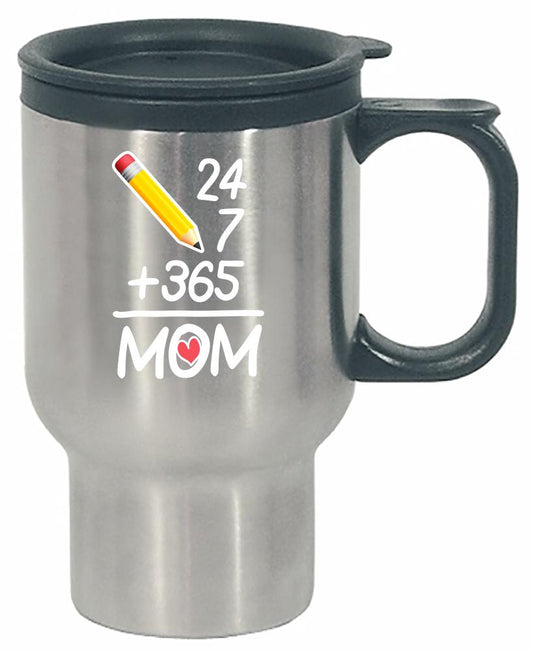 printed-round - Stainless Steel Travel Mug