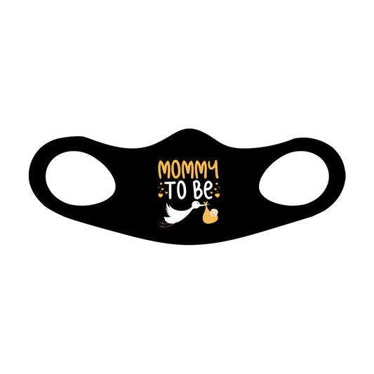 Mommy To Be Face Mask Fitted Sublimation All Over Print