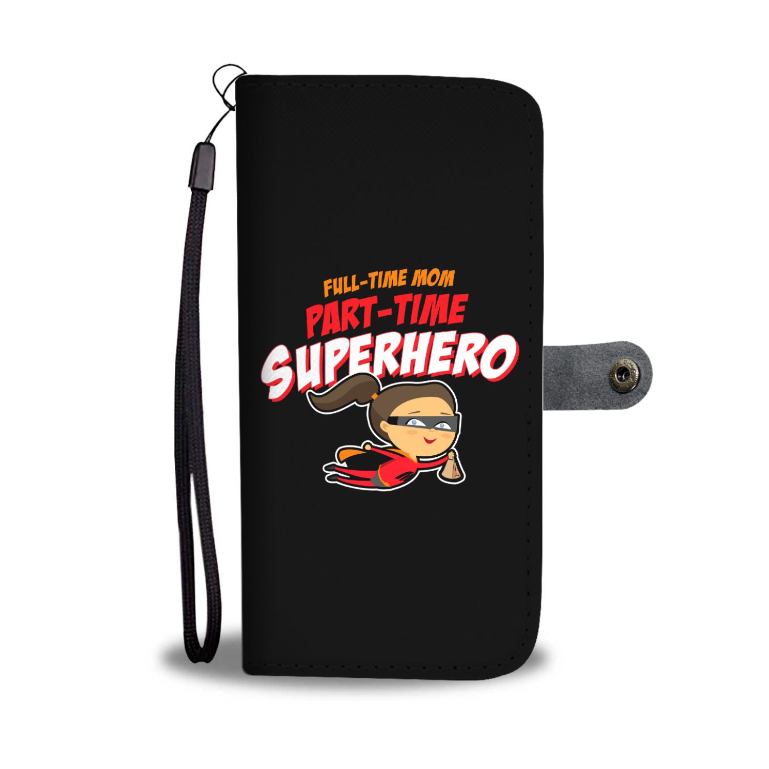 Part-Time Superhero Wallet Case - Dark