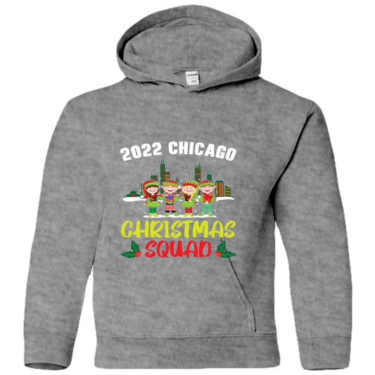 2022 Chicago Christmas Squad-Light Youth Hoodie