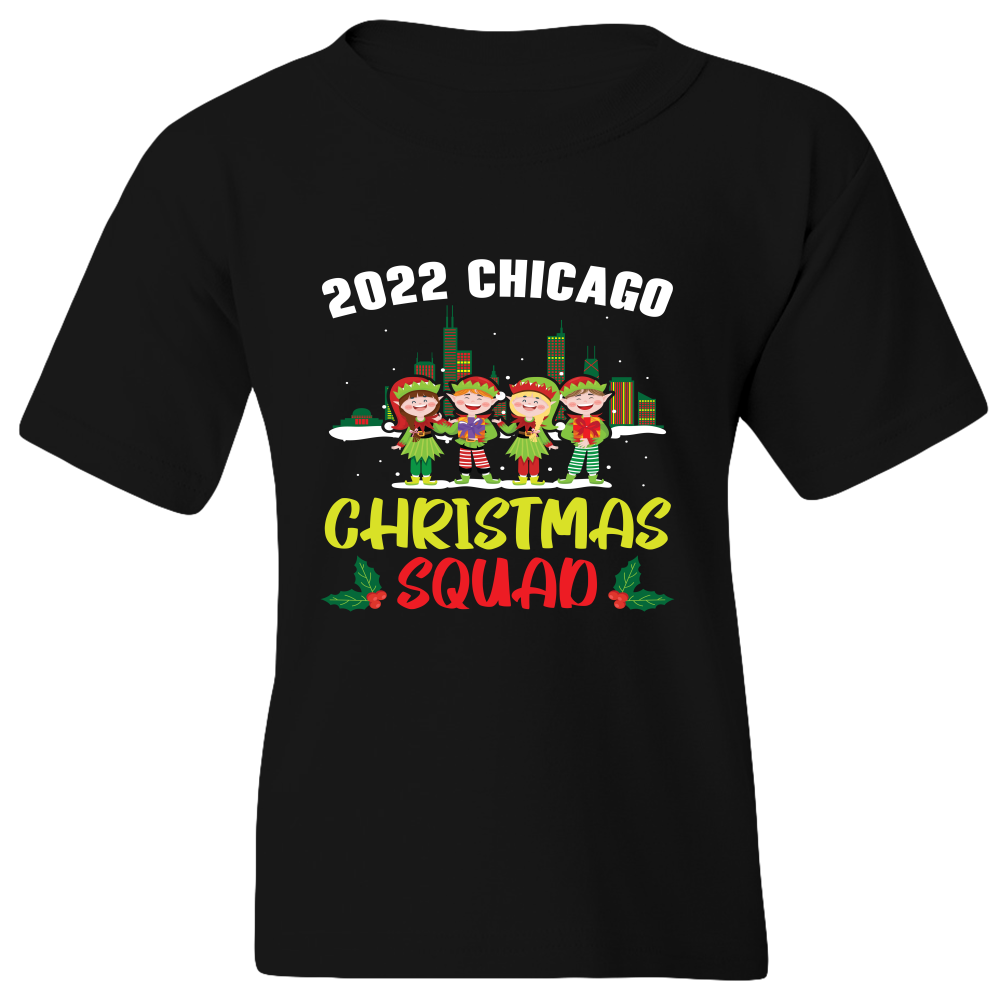 2022 Chicago Christmas Squad-Light Youth Tee