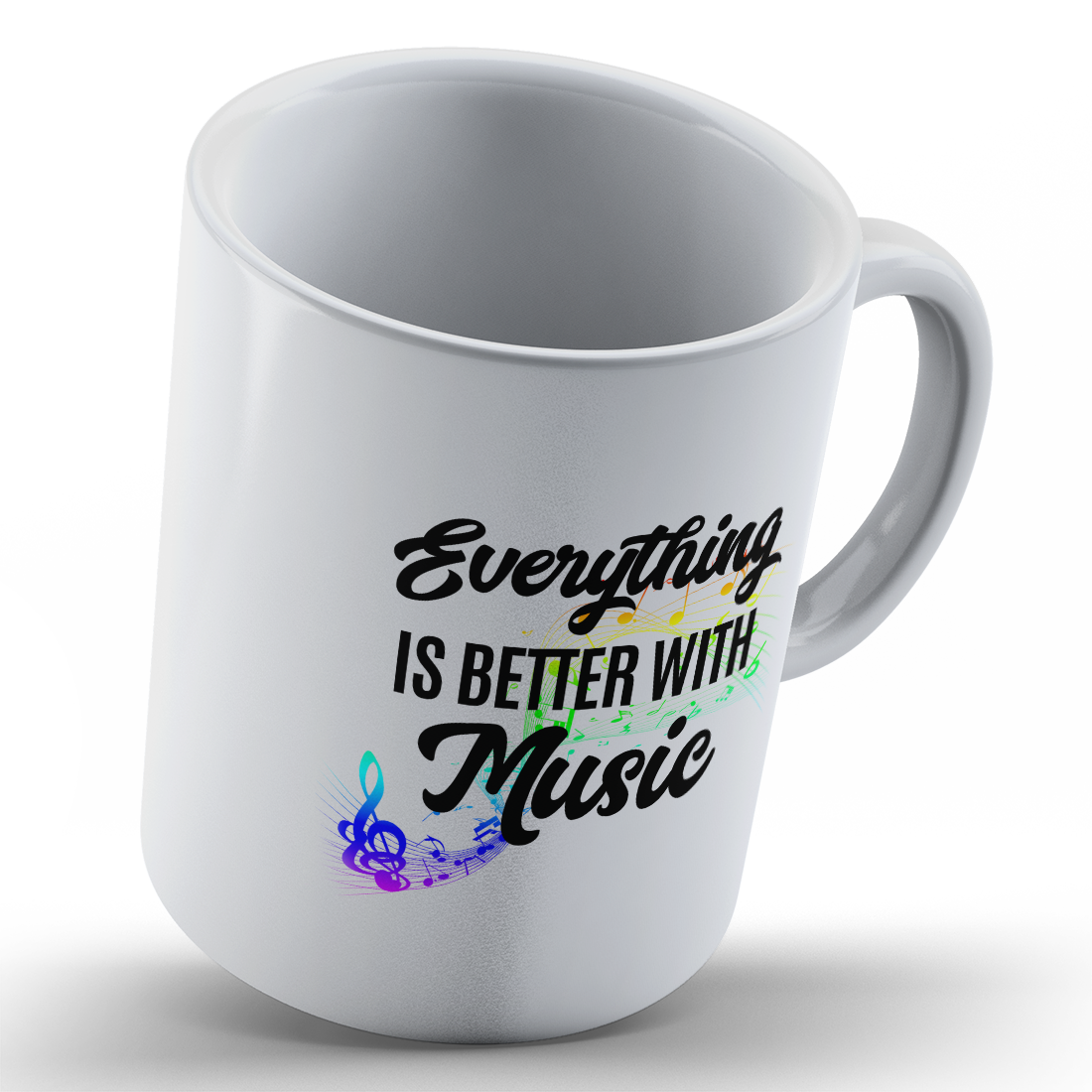 Everything Music Personalized Coffee Mug - White