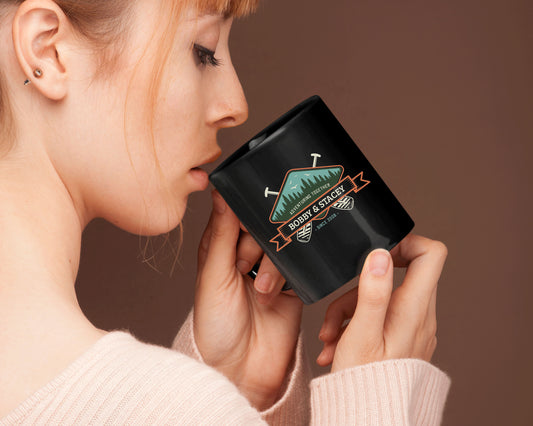 11oz Black Coffee Mug - Design 10