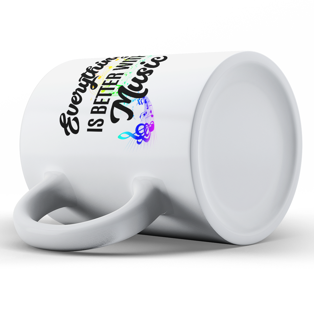 Everything Music Personalized Coffee Mug - White