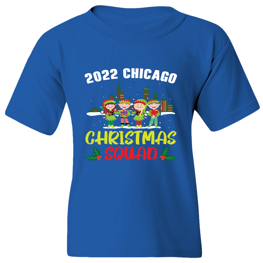 2022 Chicago Christmas Squad-Light Youth Tee