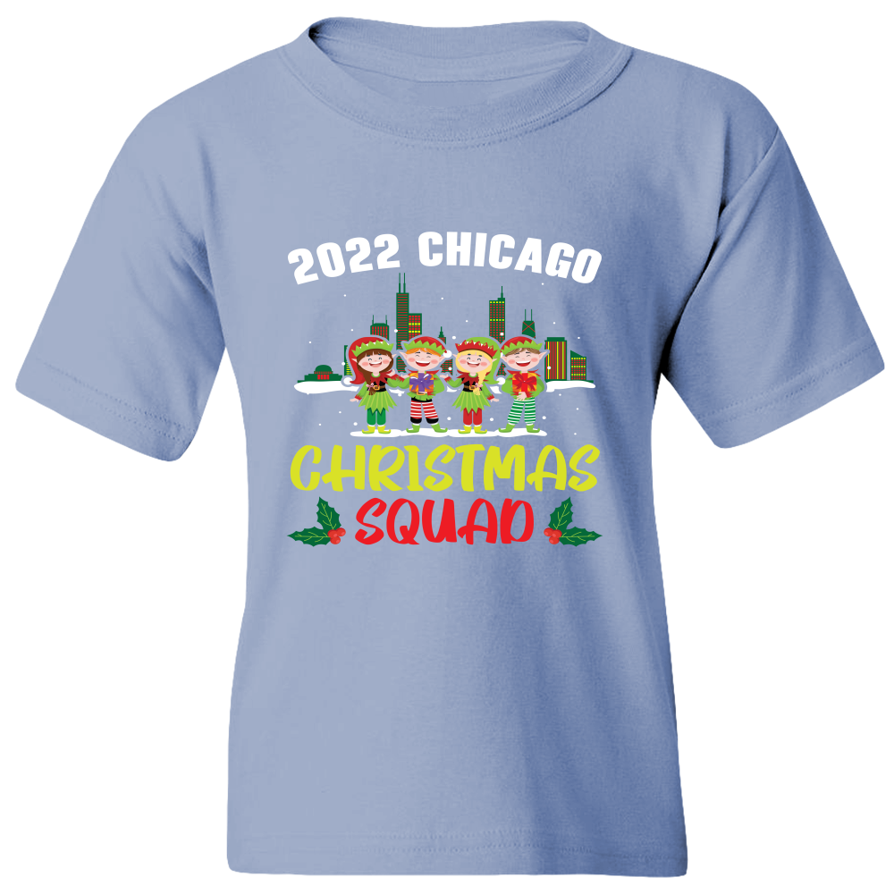 2022 Chicago Christmas Squad-Light Youth Tee