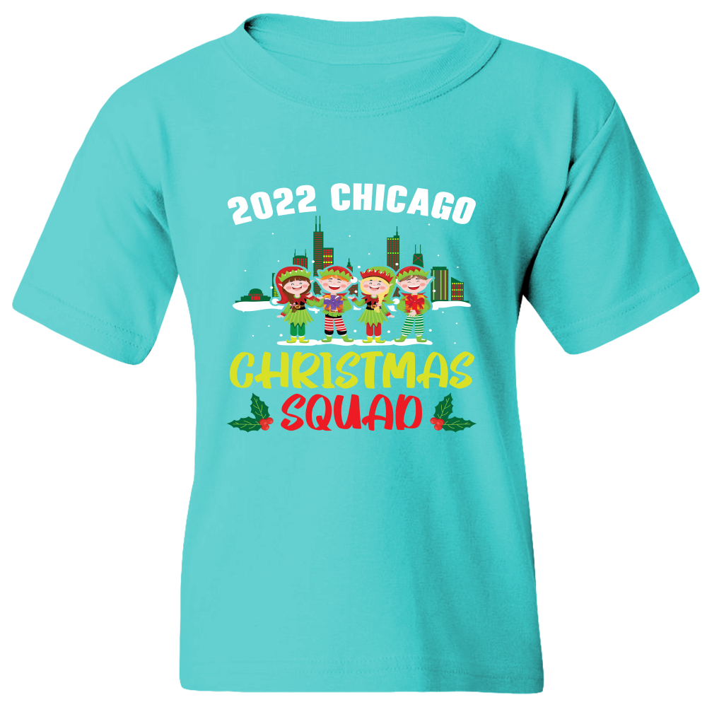 2022 Chicago Christmas Squad-Light Youth Tee