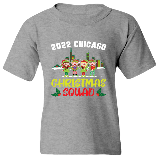 2022 Chicago Christmas Squad-Light Youth Tee