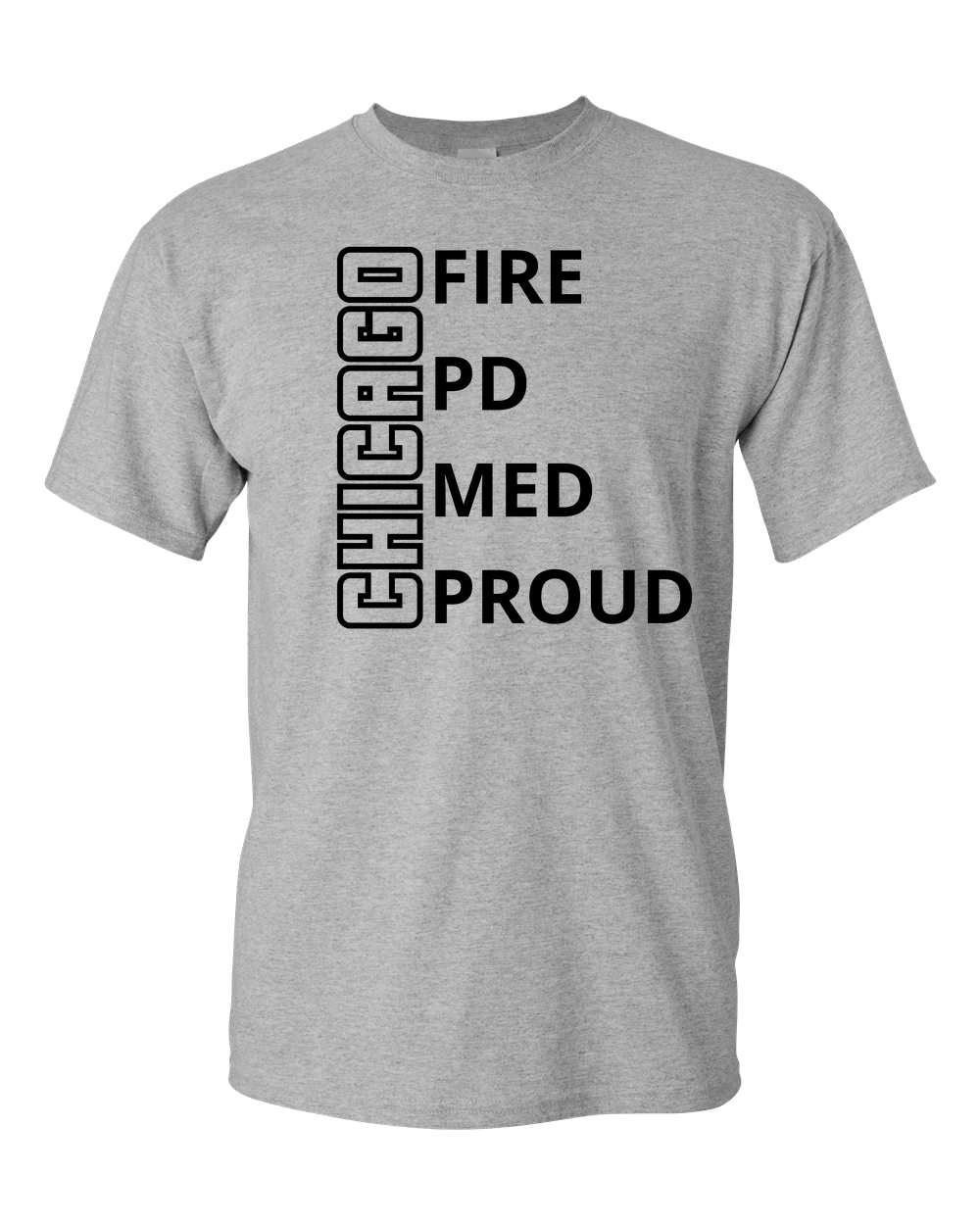 Chicago Superheroes, Chicago Proud Adult Unisex T-Shirt