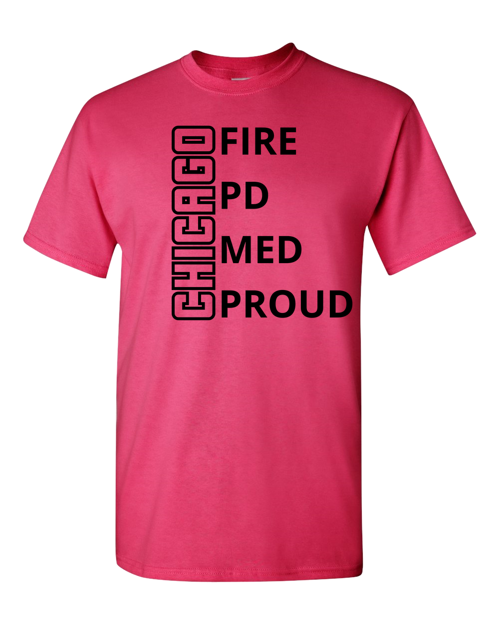 Chicago Superheroes, Chicago Proud Adult Unisex T-Shirt