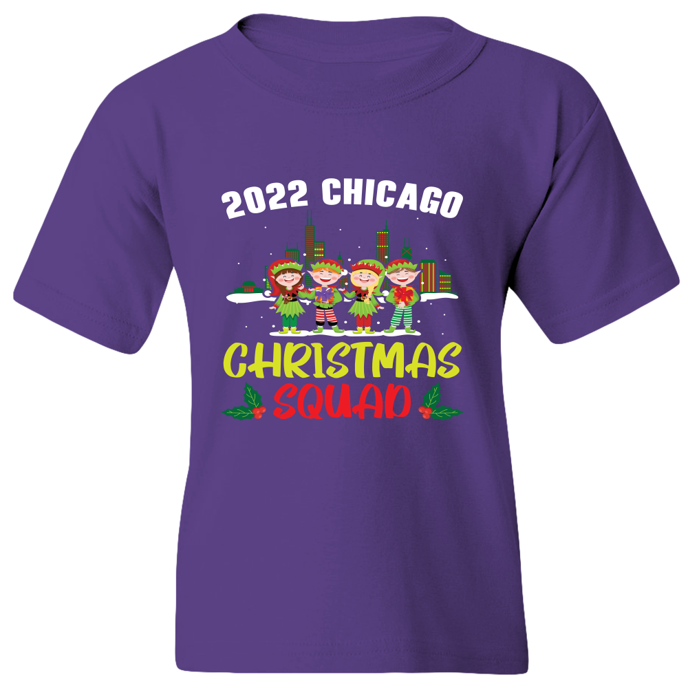 2022 Chicago Christmas Squad-Light Youth Tee